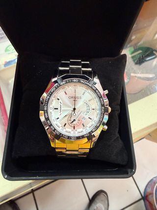Reloj ORUSS cronógrafo  plateado