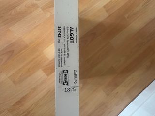 18 Baldas ALGOT IKEA blancas 60x38