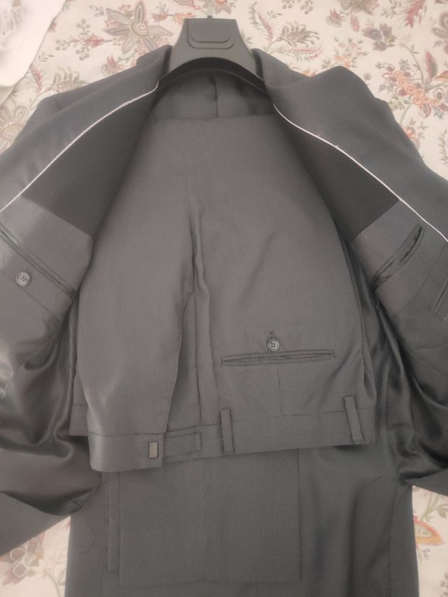 Traje gris hombre - Talla L (50)- Urge venta