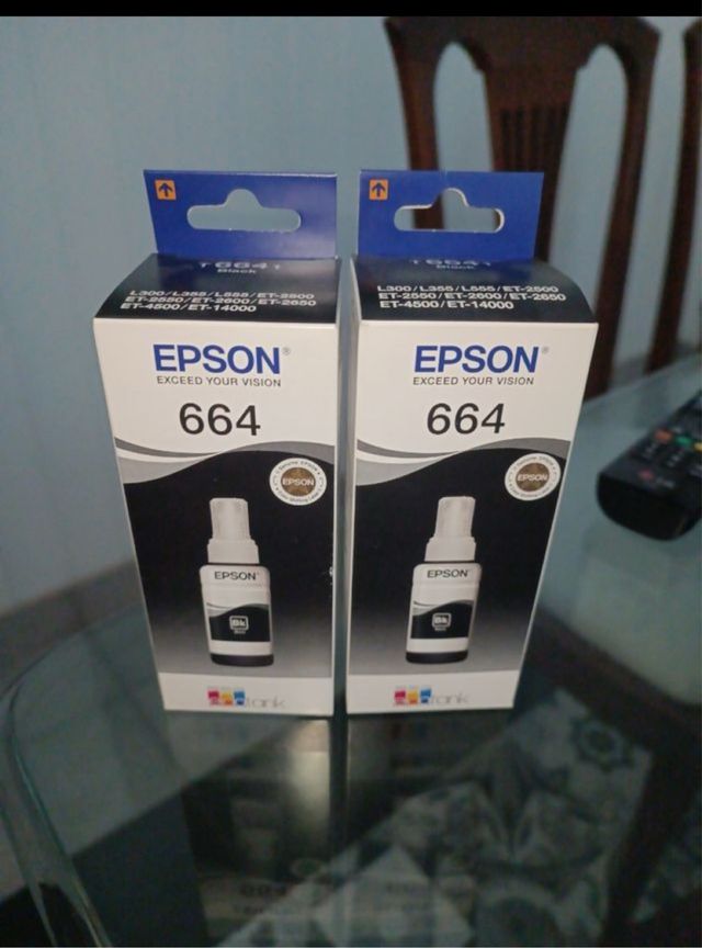 Cartucho de tinta EPSON 664 Negra