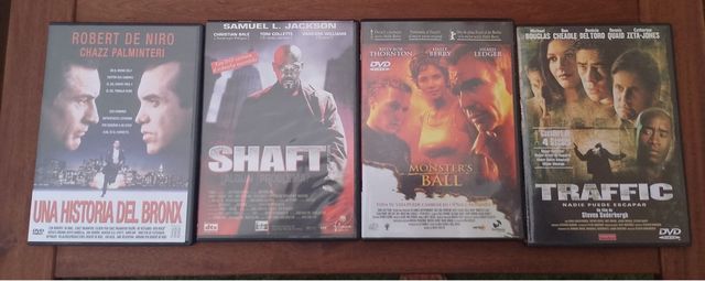 Pack 4 DVDs: Bronx, Shaft, Monster's Ball, Traffic
