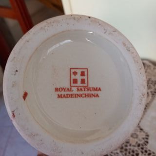 Vaso Ceramica Cinese Dipinto a Mano