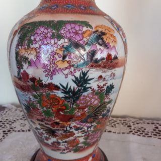 Vaso Ceramica Cinese Dipinto a Mano