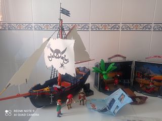 Playmobil Piratas Barco & Casa