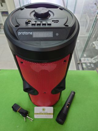 Altavoz Portátil Protone Bluetooth Rojo