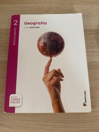 Geografía, 2 Bachillerato