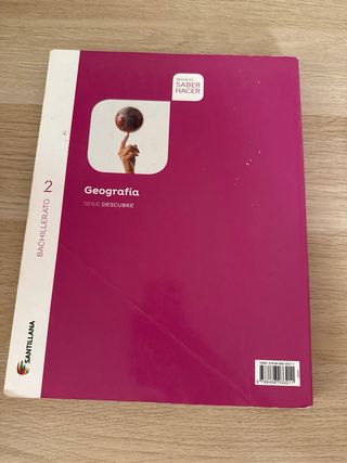 Geografía, 2 Bachillerato