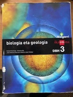 Biologia eta geologia. DBH 3. Bizigarri