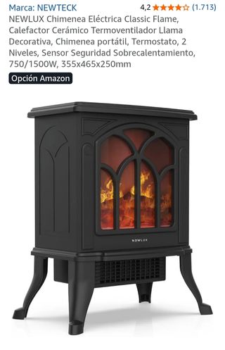 Chimenea eléctrica NEWLUX Classic Flame