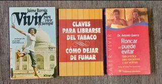 Tres libros de autoayuda 