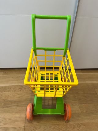 Carrito compra juguete 