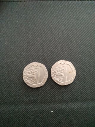 2 Monedas 1 Libra Reino Unido 2011