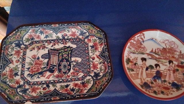 6 Platos Decorativos Vintage