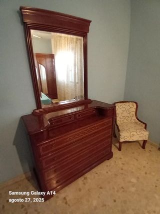 Dormitorio completo madera