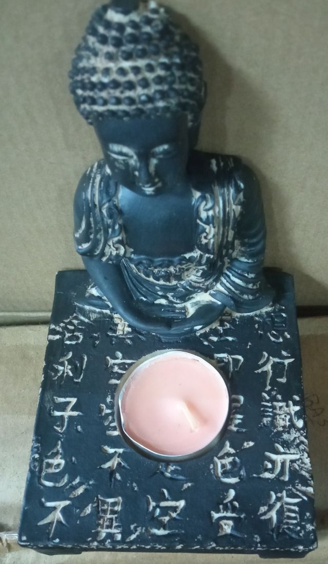 Portavelas Buda Zen - Decoración