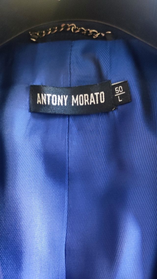 Traje completo Antony Morato azul cuadros