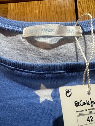 Camiseta tirantes Easy Wear azul M