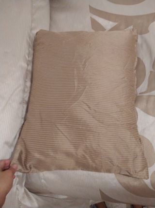 Edredón satén beige - Cama doble