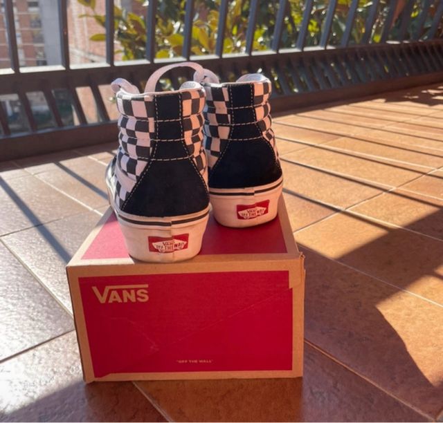 Vans Sk8-Hi Platform Checkered