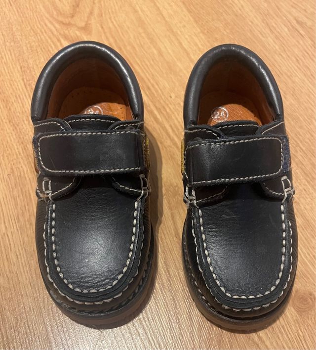 Zapatos náuticos niño piel -talla 24