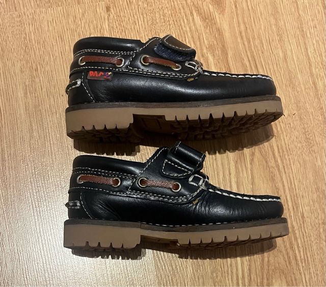 Zapatos náuticos niño piel -talla 24