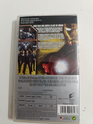 Iron Man (PSP) - Película UMD