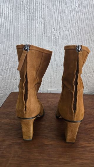 Botines Zara marrón, talla 36