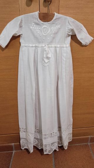Traje bautizo bebé - encaje