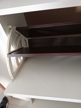 Zapatero 3 cajones blanco