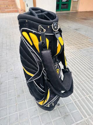 Bolsa golf Yes! negra y amarilla