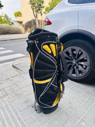 Bolsa golf Yes! negra y amarilla