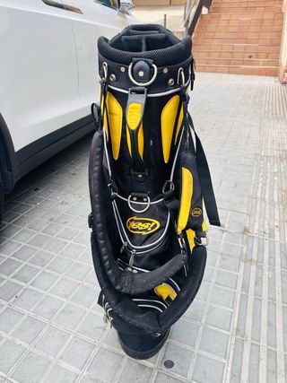 Bolsa golf Yes! negra y amarilla
