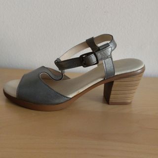 Sandalias Plata Mujer