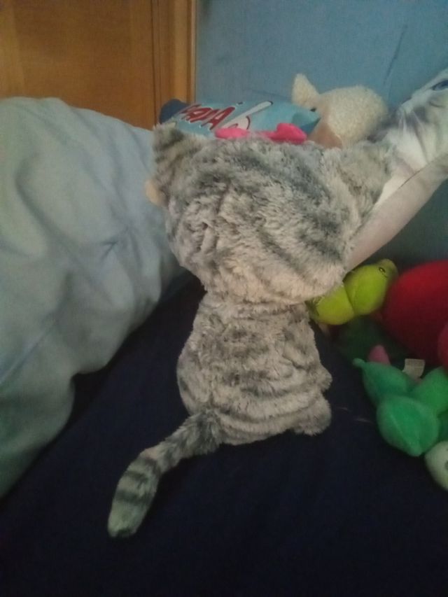 Gatto Peluche Grigio Ty Beanie Boo