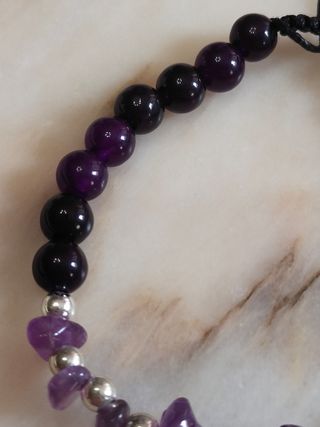 Pulsera Amatista - Negra y Morada