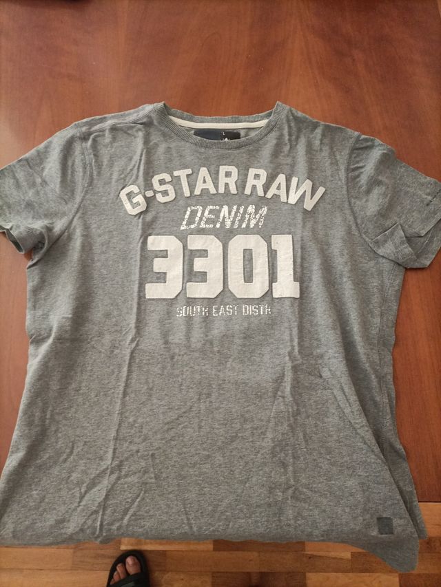 Camiseta G-Star RAW gris - Talla L