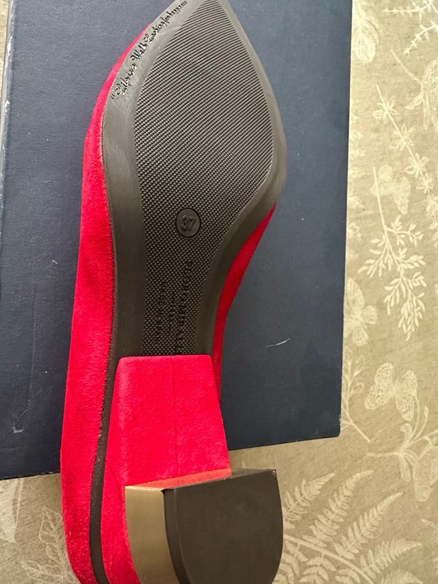 Zapatos rojos tacón Pedro Miralles