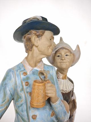 Pareja Lladró Gres: Bodas de oro (14937)