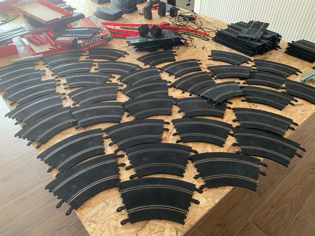 Scalextric: curvas y rectas