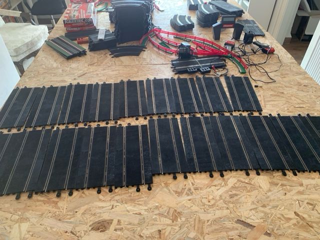 Scalextric: curvas y rectas