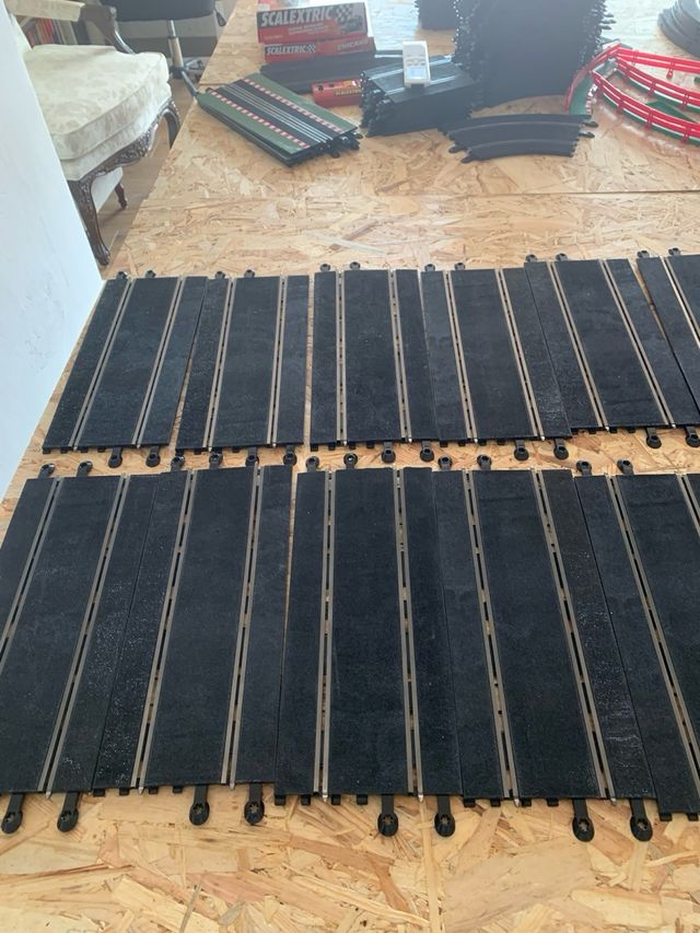 Scalextric: curvas y rectas