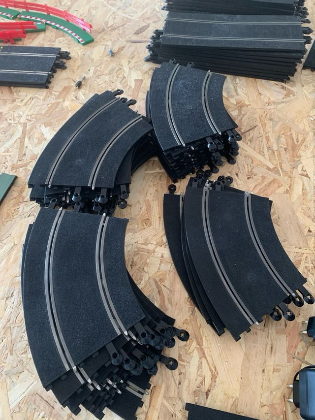 Scalextric: curvas y rectas