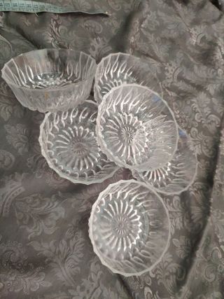 6 Coppette vetro vintage