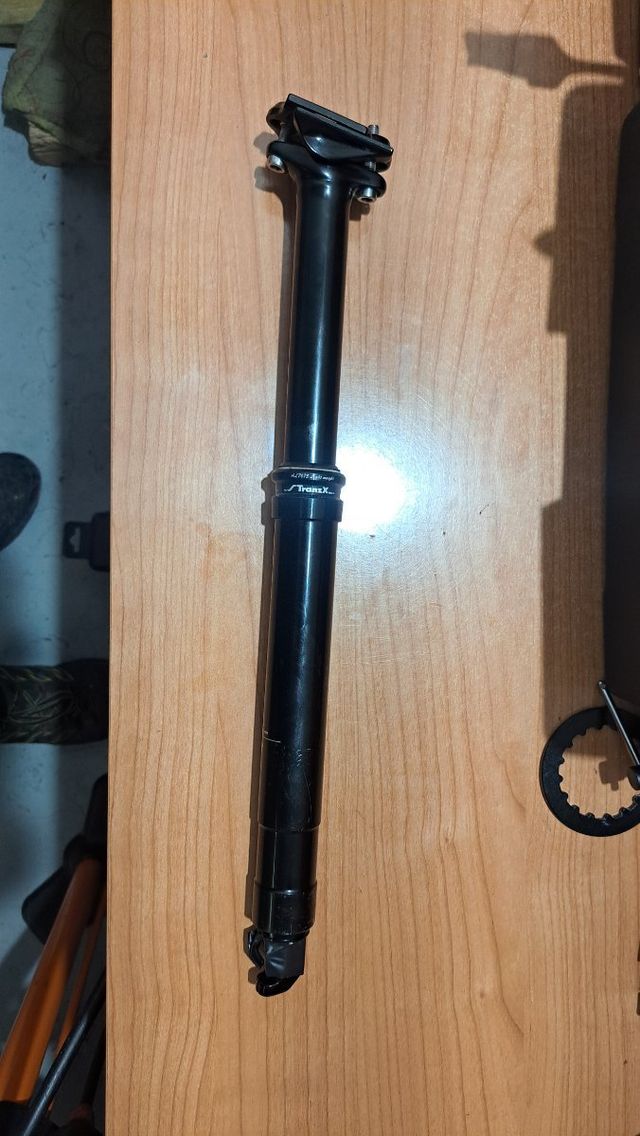 Tija telescópica bici MTB