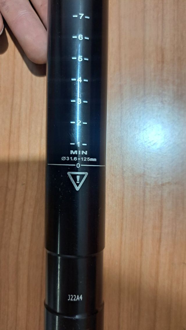 Tija telescópica bici MTB