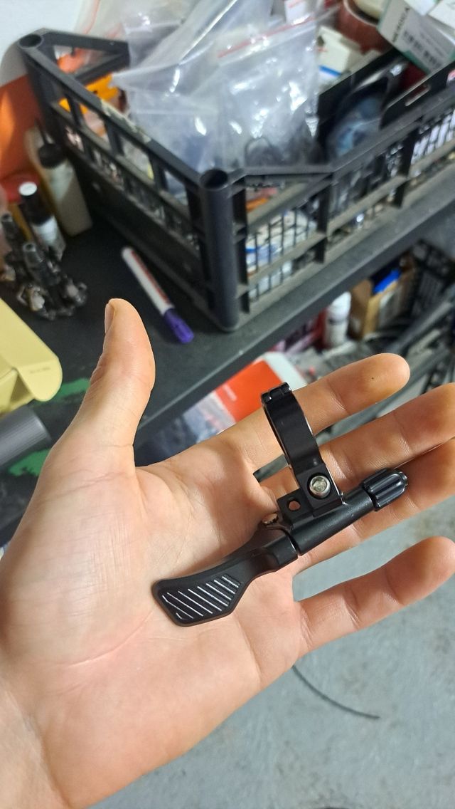 Tija telescópica bici MTB