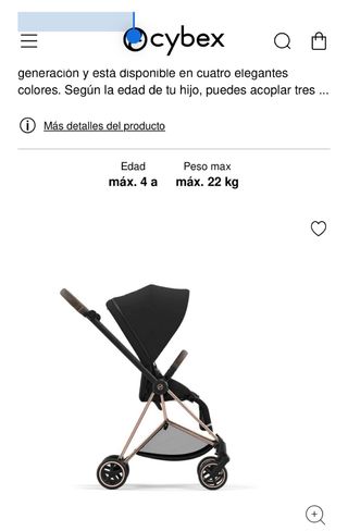 Cybex Mios - Cochecito bebé - Capazo