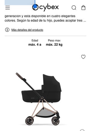 Cybex Mios - Cochecito bebé - Capazo