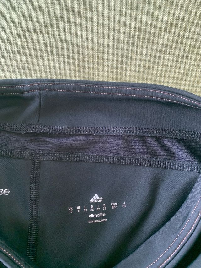 Mallas Adidas - Deporte - Negro/Naranja