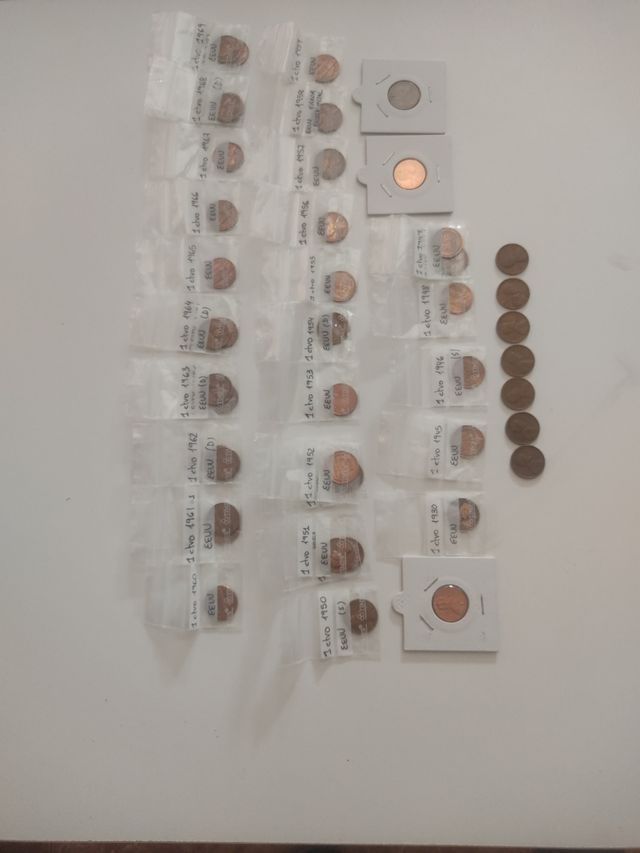 Monedas 1 centavo de estados unidos